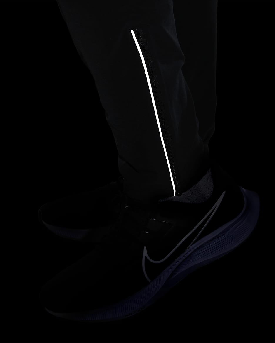 Nike Men s Dri Fit Phenom Elite Woven Pants in Obsidian Relective Silver Size XL
